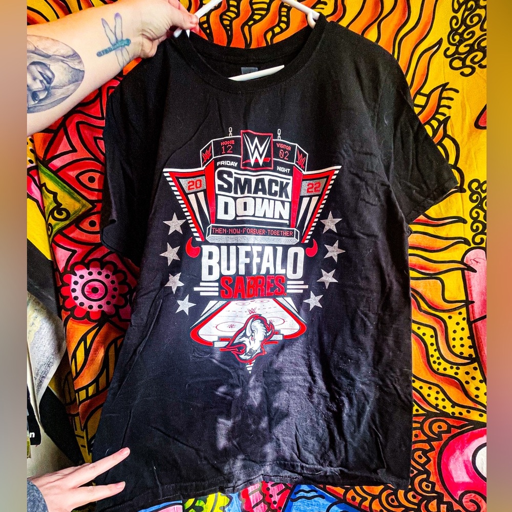 WWF Buffalo Sabres Smackdown Tee